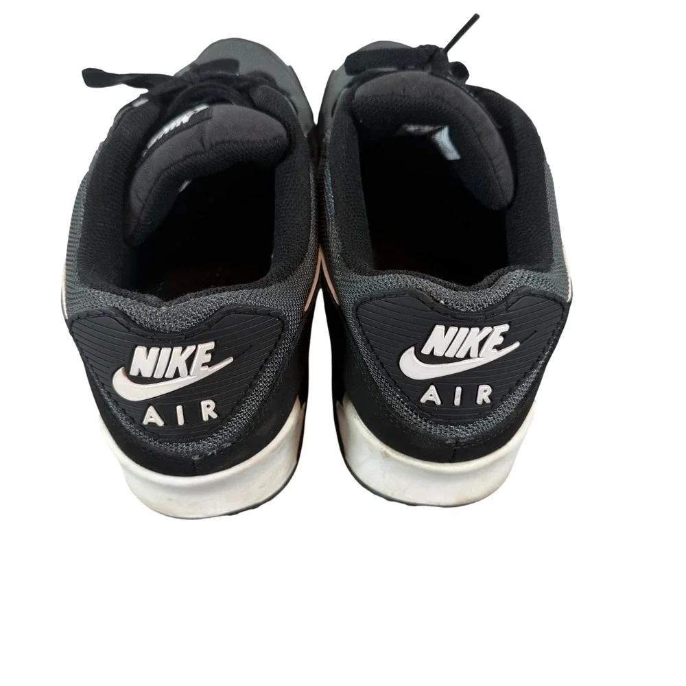 Nike Air Max 90 Black White Grey Sneakers Mens Size 11.5 CN8490-003